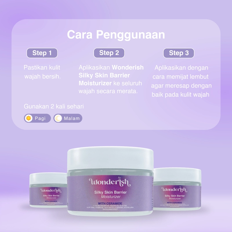 Product image WONDERISH - Wonderish by Irish Bella Silky Skin Barrier Moisturizer 30gr 30gr Jernih