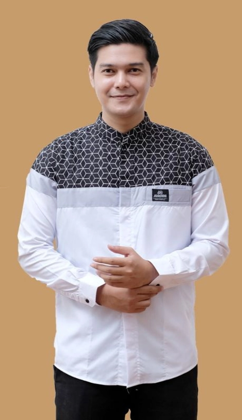Product image Kois Batik - Baju koko couplen ayah dan anak kombinasi batik bagus putih Xxl Ayah putih