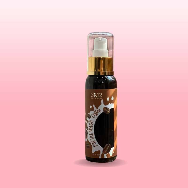 Product image SR12 Mimin - SR12 Facial Wash Coffee Memudarkan Flek Hitam Dan Bekas Jerawat 100 ml pump