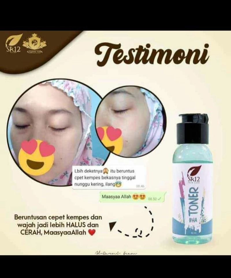 Product image SR12 Toner BHA Toner Eksfoliasi Kulit Berminyak Dan Berjerawat 60 ml Toner BHA