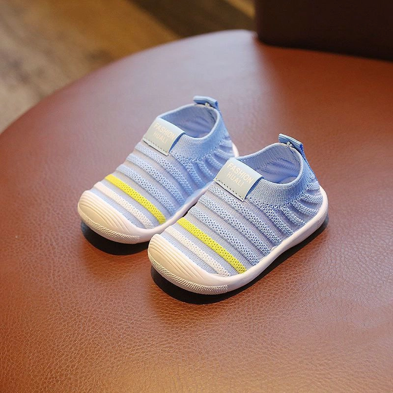 Product image JZ 0-2 Th Sepatu Bayi Stripe Non Slip 19 Biru