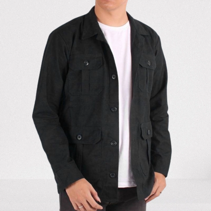Product image Bursanekashop - ADAM JAKET / JAKET SEMI PARKA M HITAM