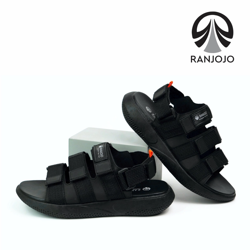 Product image Ranjojo - Sendal Gunung Wanita Original Ranjojo RJ16 Sandal Outdoor Sandal wanita Gunung Kasual Wedges Korea 37 HITAM