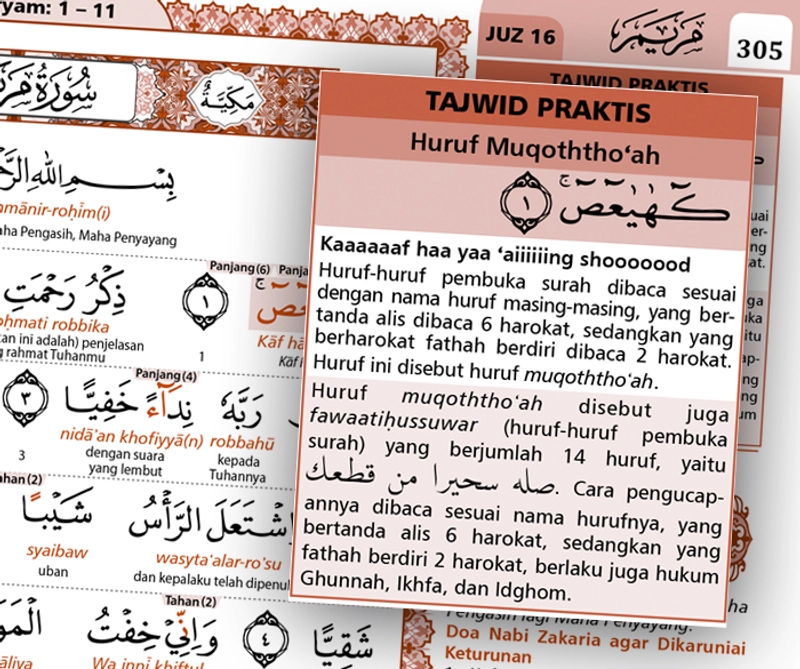 Product image Cordoba - Al Quran PER KATA AL MUSHAWWIR Terjemah besar A4 Random