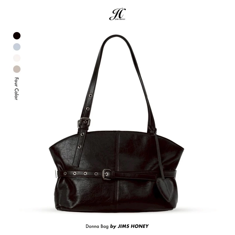 Product image JIMSHONEY SUKABUMI - JIMSHONEY SUKABUMI - DONNA BAG - Shoulder Bags TERBARU ALL SIZE BLACK