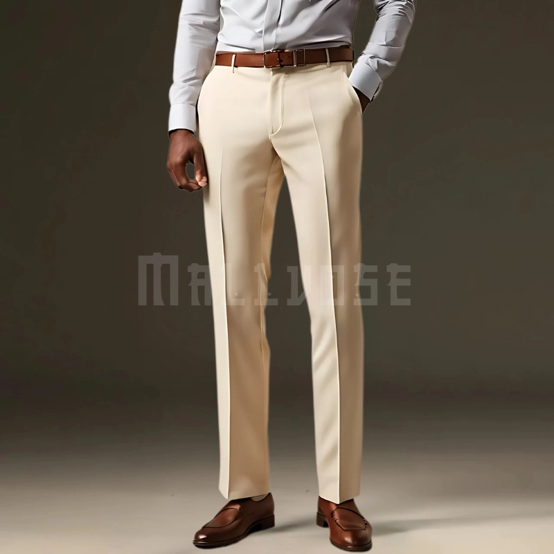 Product image MALLVOSE - MALLVOSE - Celana Pria Formal Panjang Cream Premium Quality 33 CREAM