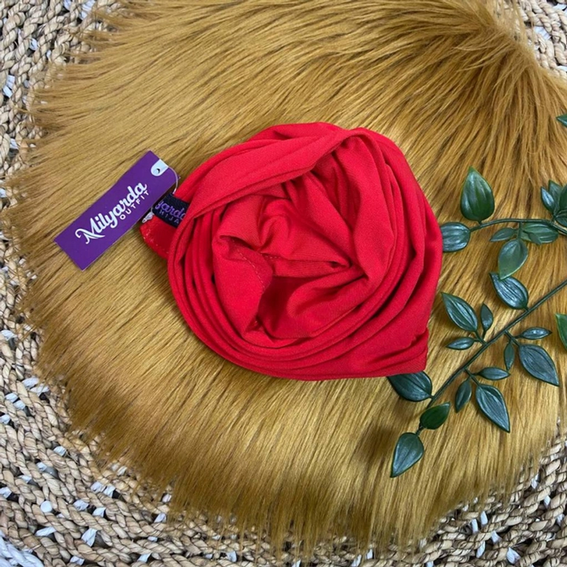 Product image Milyarda Hijab - Bergo Maudy Size L Allsize merah