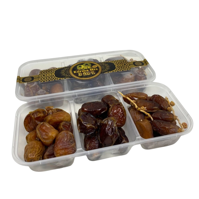 Product image Griya Herba - Kurma Hampers 3 in 1 Sukari Ajwa Tunisia Madu Tangkai Mesir Manis Alami 300g Camilan Sehat PAKET 2 Mesir