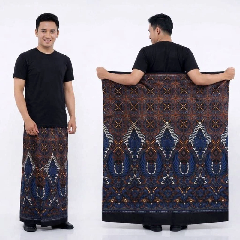 Product image Kois Batik - Sarung batik pria dewasa terbaru lebaran motif bhs u Sarung dewasa Bhs u 1