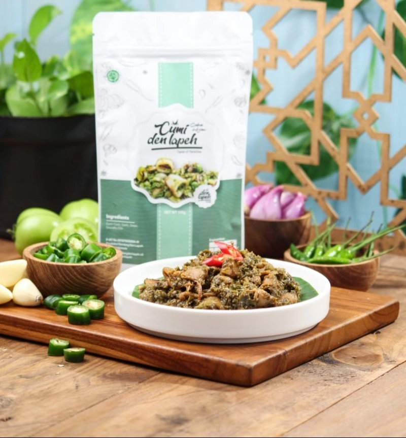 Product image Rendang Den Lapeh - Cumi Cabai Hijau Lauk Praktis Siap Saji Premium 130 Cumi cabai hijau