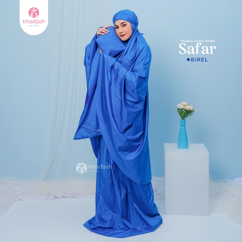 Product image Mukena Jumbo Safar Parasit 2 in 1 Size XXL Birel