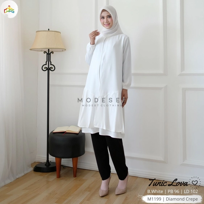 Product image Tunik Lova Allsize Broken White