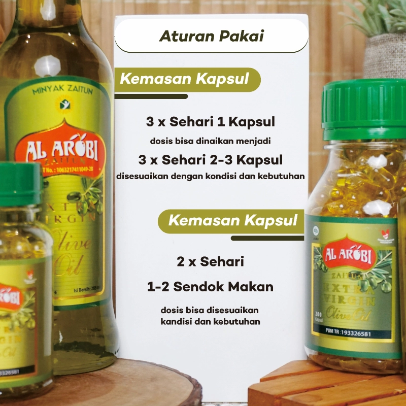 Product image BINASYIFA - Al AROBI EXTRA VIRGIN Cita Rasa Sehat & Alami 60ml kuning