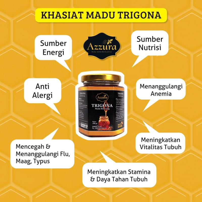 Product image Madu Azzura - Madu Murni Trigona 200 gr