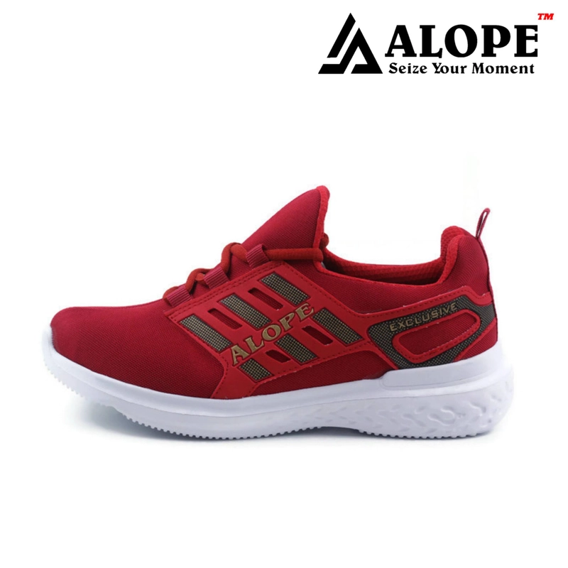 Product image ALOPE OFFICIAL - BUY 1 GET 1 SEPATU ALOPE F 03 SEPATU RUNNING SPORT UNISEX SIZE DEWASA 39 merah