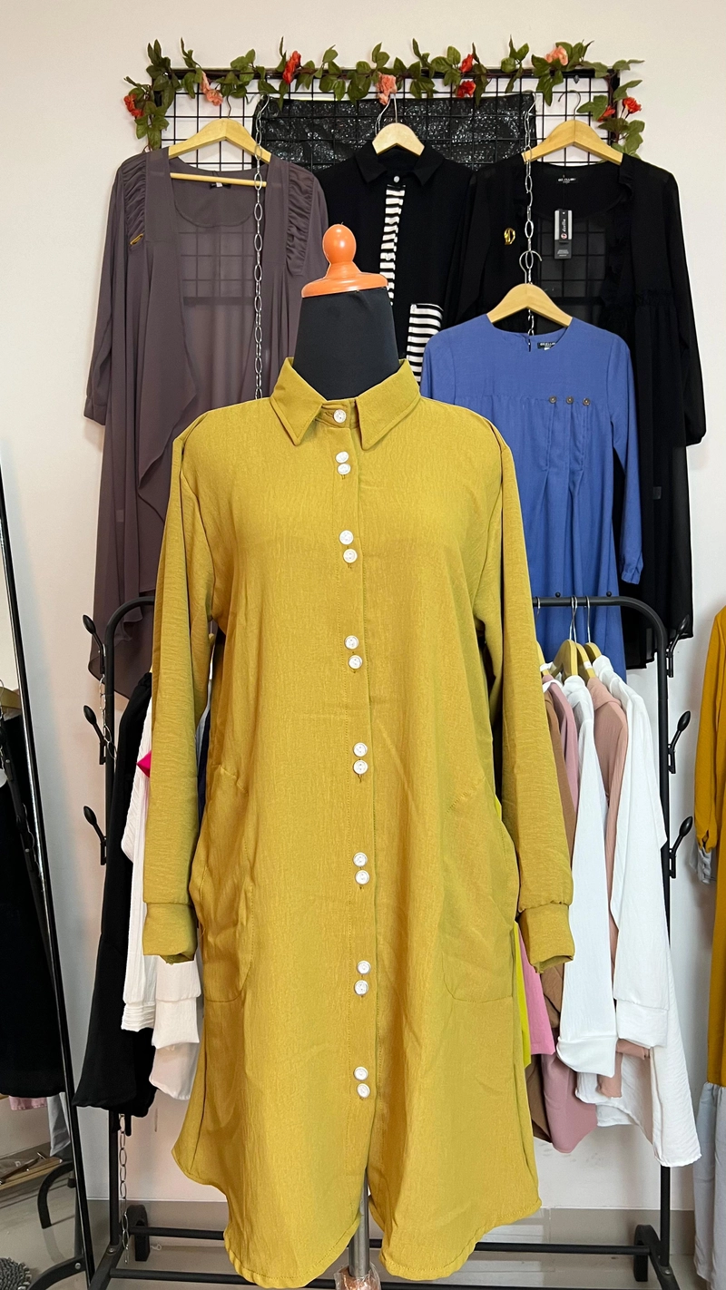 Product image Sseolshop - Baju wanita - Inesya tunik wanita terbaru L Army