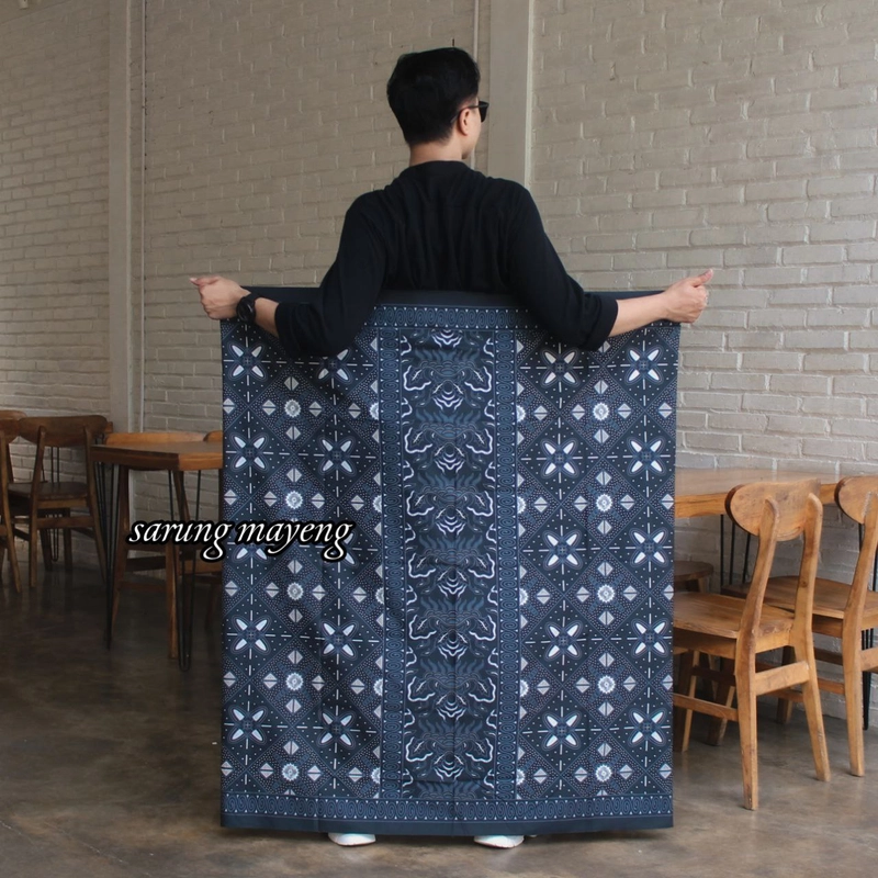 Product image Batik Alfin - Sarung batik pria dewasa model terbaru bagus banget sarung dewasa Sarung dewasa Sarung abu tua