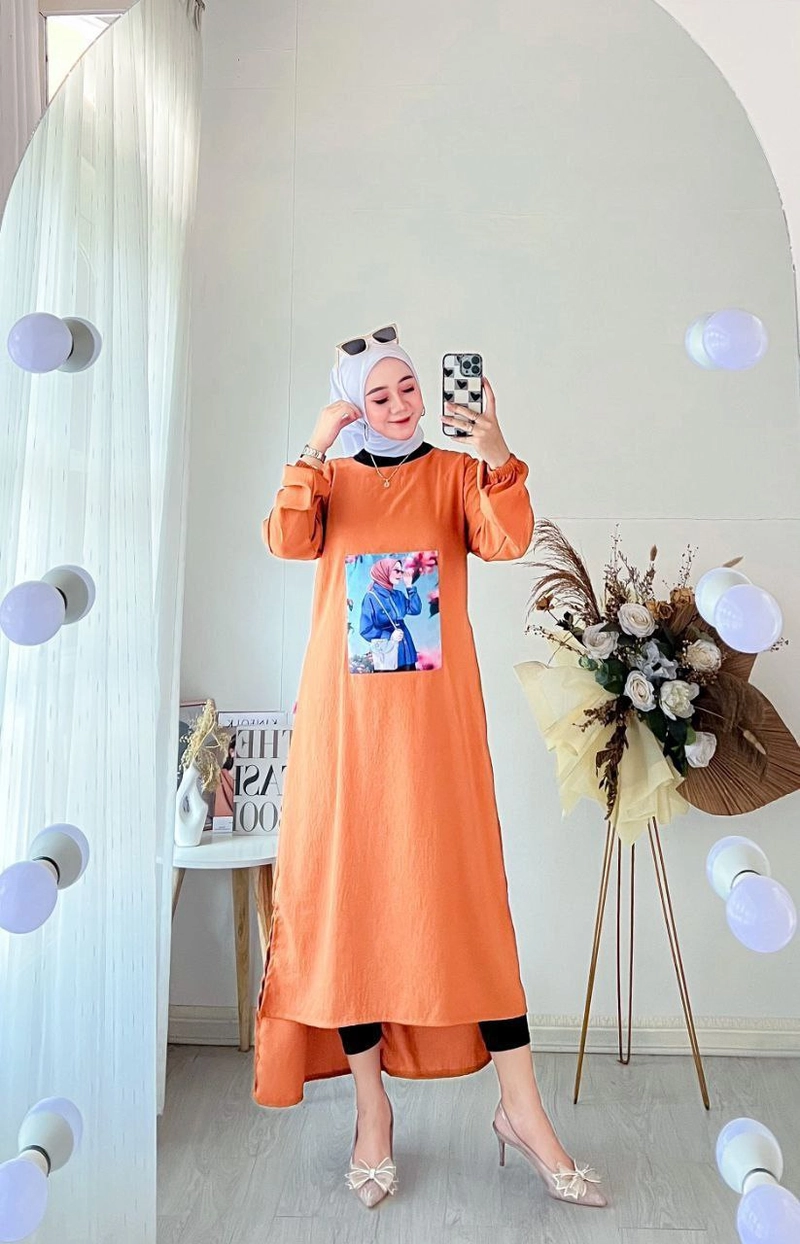 Product image Rambe Batik Indonesia - Gamis Kanaya Premium Allsize A