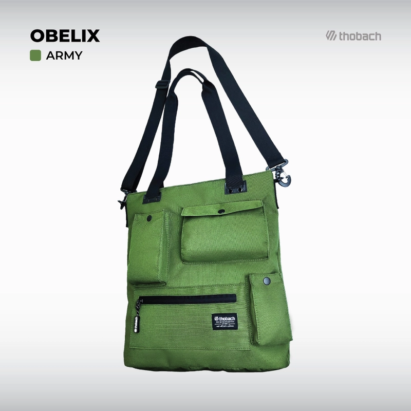 Product image Thobach official - THOBACH Totebag OBELISK FULL SIZE ARMY