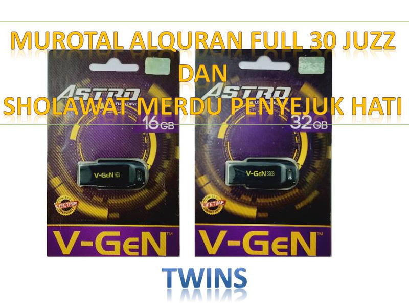 Product image TWINS STATIONERY - Flashdisk Murotal Alquran full 30 juz 16 GB Murotal