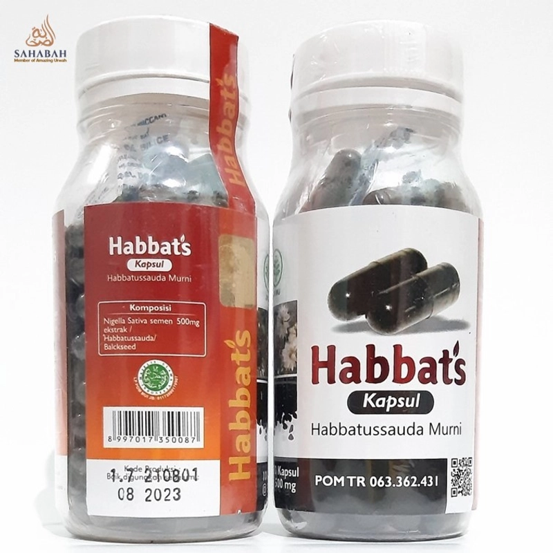 Product image Sahabah Store HabbatS Habbatusauda Murni 100 Kapsul 90gr Habbatussauda