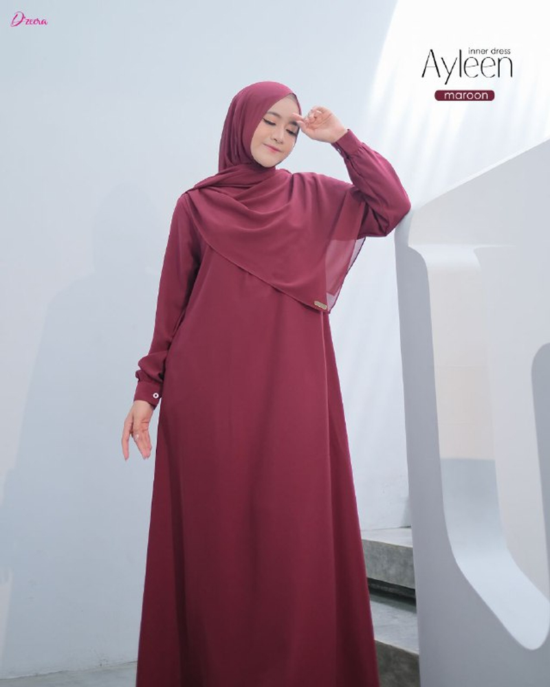 Product image Dzeera - AYLEEN ABAYA (INNER ONLY) S MAROON
