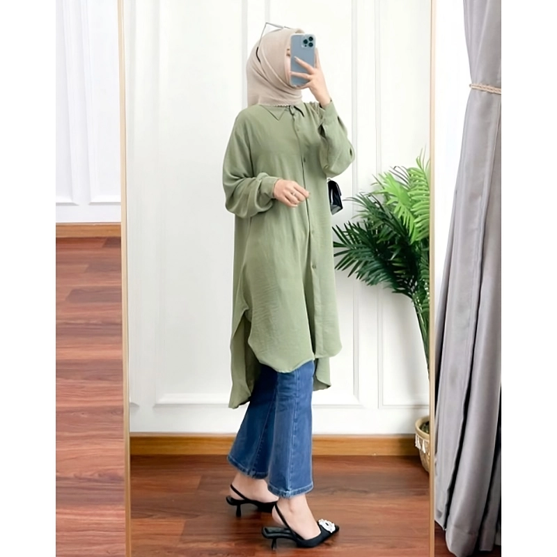 Product image Ladee Official - TUNIK MODEL LIORA FIT TO XL AVOCADO