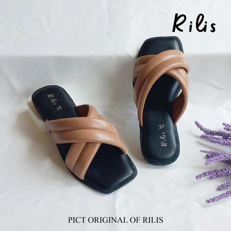 Product image Rilis - Sandal Wanita Slip On Bella (Rilis 32) 37 Mocca