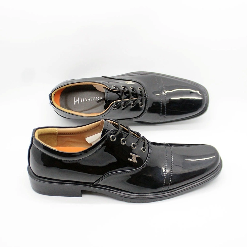 Product image eastbrook - HASHIRA CASUAL MEN STUBBORN SERIES GLOSSY LEATHER RUBBER SOLE 38 HITAM