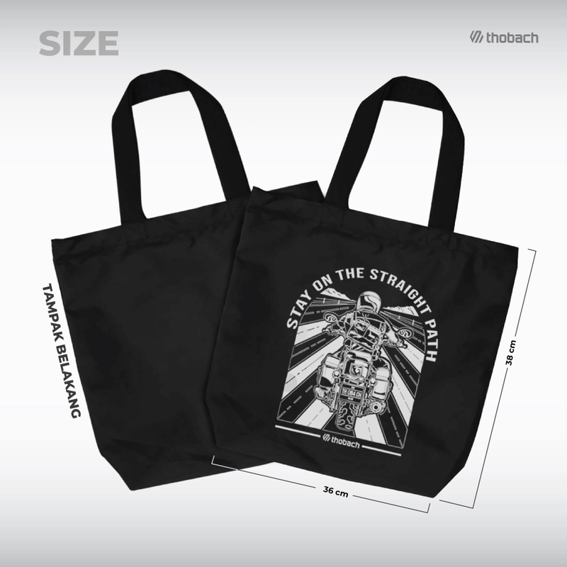 Product image Thobach official - THOBACH Tote Bag Anti Air Waterproof BIKE Warna Black
