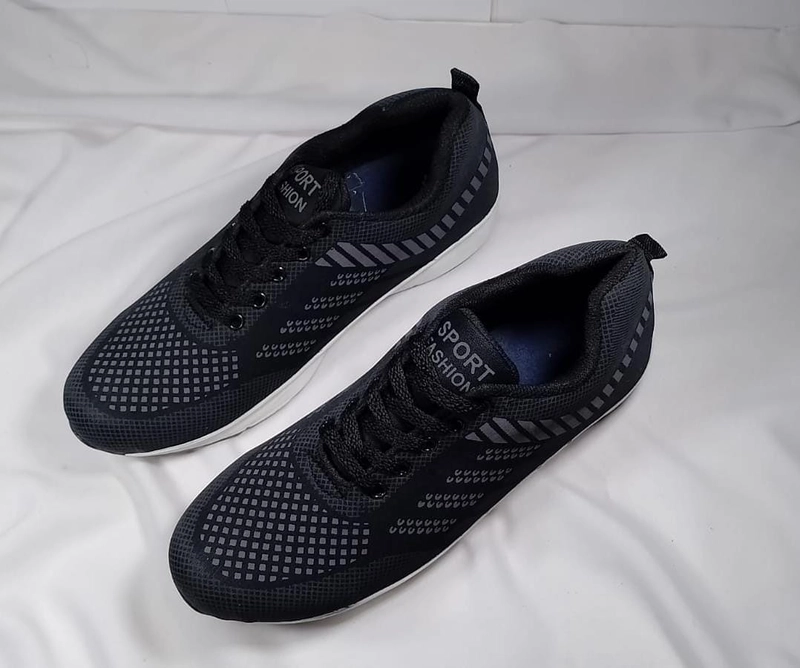 Product image LUXIA - Sepatu Kets Fashion Sneakers Pria Terbaru FS-03 38 Hitam