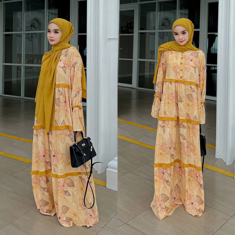 Product image Khisna collection - New sakura dress rempel nandaa Allsize Yellow