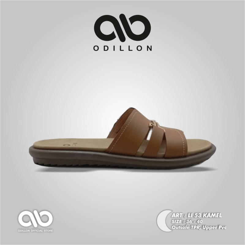 Product image Odillon - Odillon - LI 53 / Sandal Slip On Wanita Casual 40 CAMEL