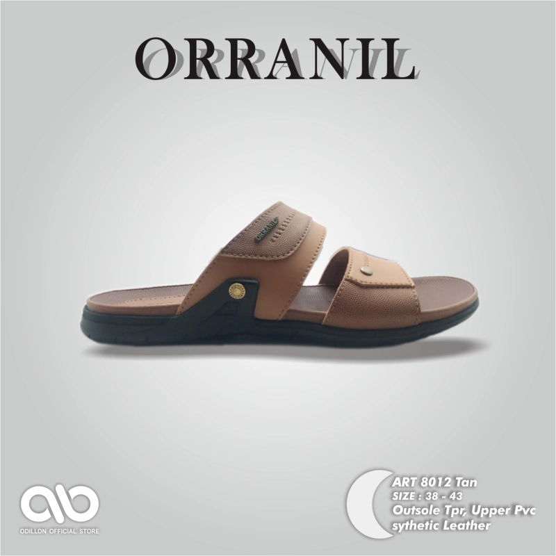 Product image Odillon - Orranil - 8012 / Sandal Slip On Pria Casual 39 TAN