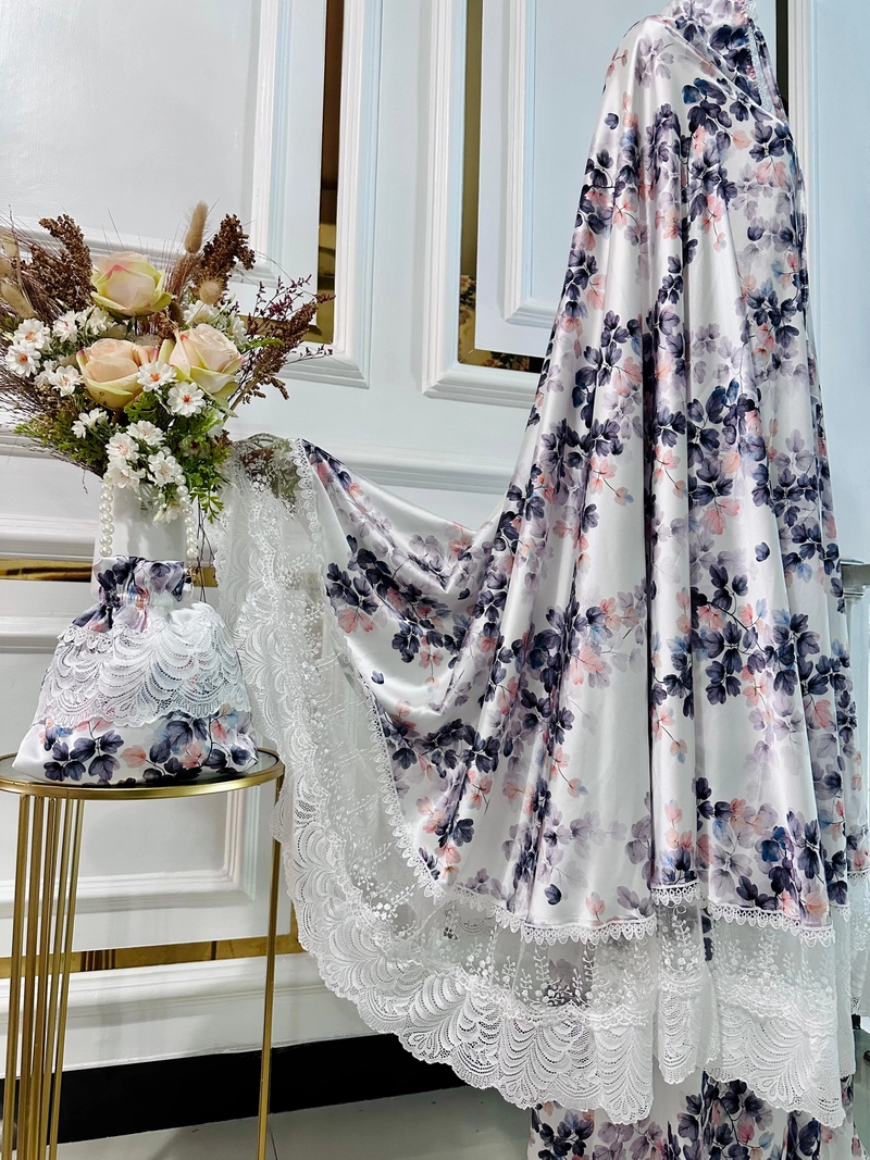 Product image SRIAYU COLLECTION - Mukena Asrya motif terbaru ALL SIZE PUTIH