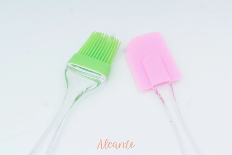 Product image Alcante - Spatula + Kuas Kue Spatula Kue Hijau