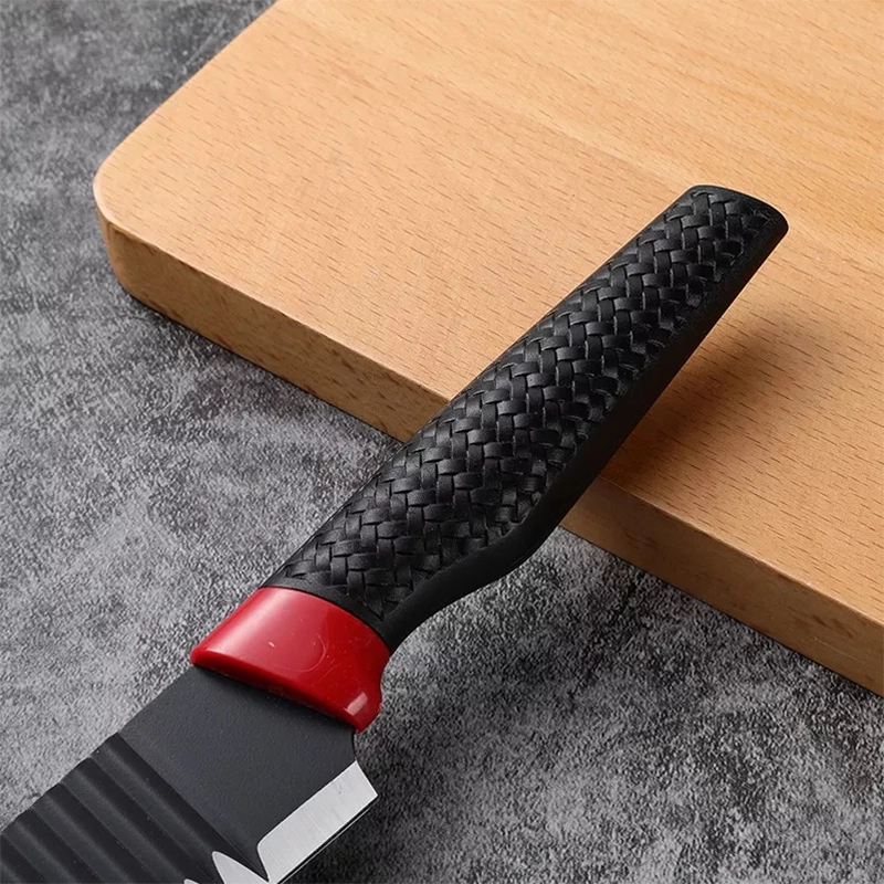 Product image Rumahkita - Pisau set 6 Stainless hitam /Pisau set 6 Black Knife Set/Pisau set gerigi 1 SET HITAM