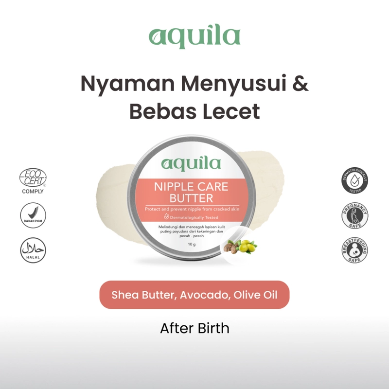 Product image Aquila Herb - Aquila Nipple Care Butter/Nursing Butter/Mencegah dan Mengurangi Lecet Puting 10gr all skin type