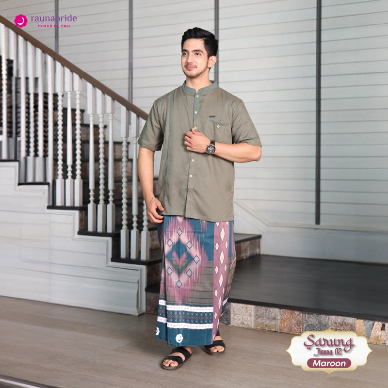 Product image RAUNAPRIDE OFFICIAL - RAUNAPRODE OFFICIAL - SARUNG 02 P120xL100xK200 MAROON