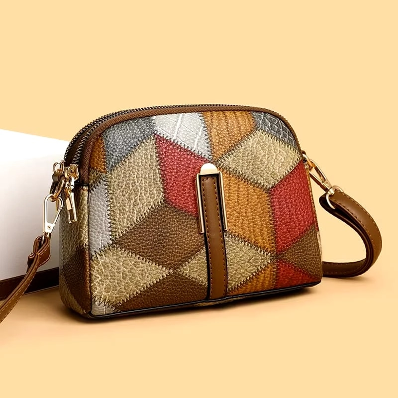Product image Muslim Clothing - Muslim Clothing-Tas Selempang Bahu Wanita Terbaru 2024 Tas Wanita Viral Kekinian Tas HP Wanita ONE SIZE COKLAT-SILVER