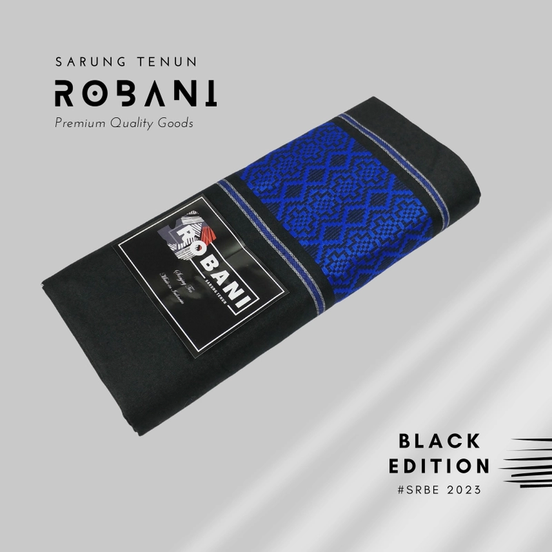 Product image Robani - PAKET sarung ROBANI black Edition isi 10 pcs [mix 5 warna] 3500 gram mix 5 warna