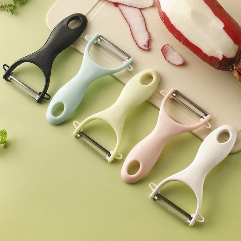 Product image KAHASIL - Pisau Pengupas Kulit Buah Sayuran Peeler Parutan Wortel Kentang Apel Alat Kupas Serbaguna KMJ142 RANDOM