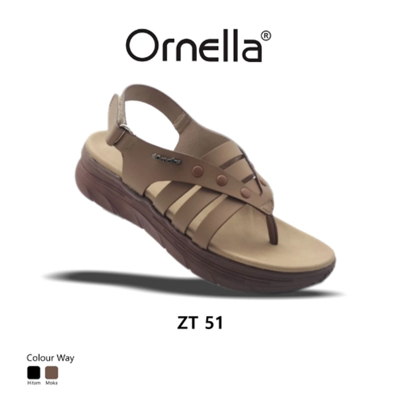 Product image Odillon - Ornella - ZT 51 / Sepatu Sandal Wanita Casual 40 MOCCA