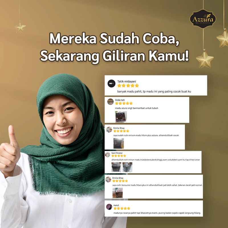 Product image Madu Azzura - Madu Hitam Plus 450 gr