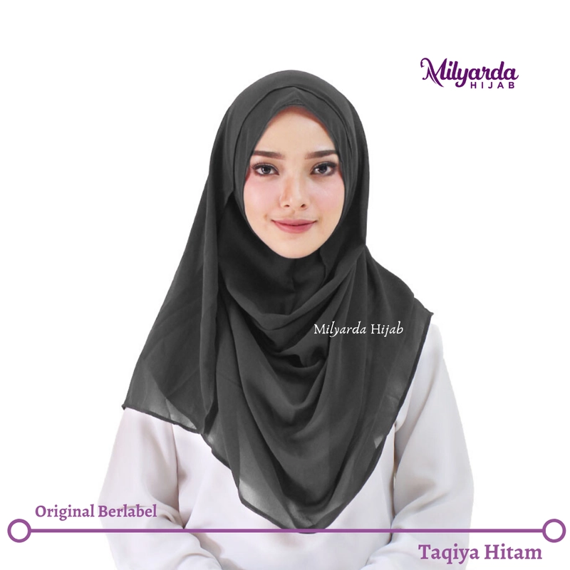 Product image Milyarda Hijab - Milyarda Hijab - Taqiya instan 2 detik langsung cantik all size Hitam