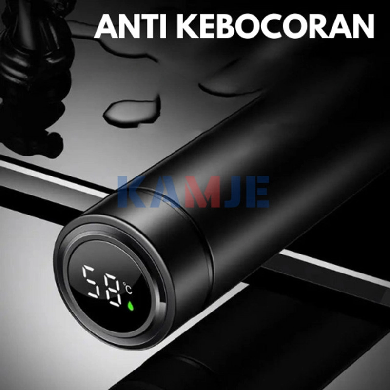 Product image KAMJE Termos Air Panas Dingin 500ml Stainless Steel 304 Vacuum Flask Dengan LED Display KMJ249 all variant Pink
