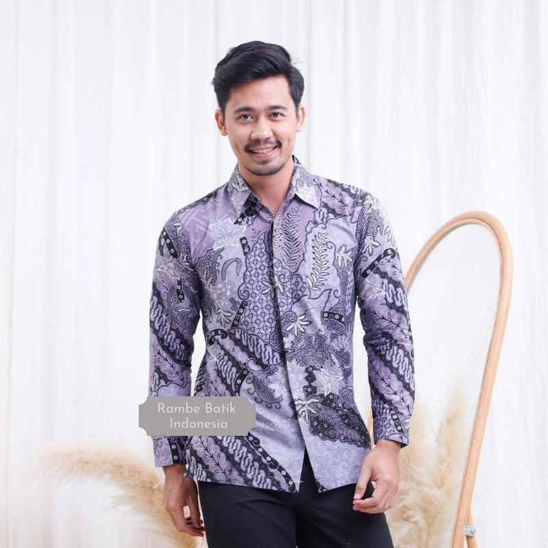 Product image Gamis Batik dan Kemeja Batik Terbaru A3 - Bisa Beli Pisah M KEMEJA AJA