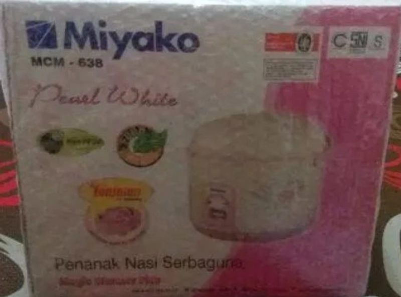 Miyako - Magic Com mcm 638 Anti Lengket 3 In 1 MCM 638 pink