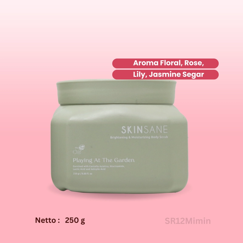 Product image SR12 Jawa Barat - SR12 Body Scrub Skinsane Mengangkat Sel Kulit Mati Dan Mencerahkan Kulit 250gr playing at the garde
