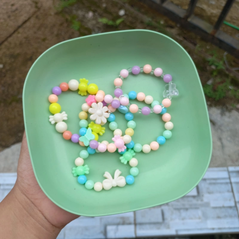 Product image ALMIRA STORE - GELANG KARET MANIK / BEADS BRACELET Isi 5 Anak